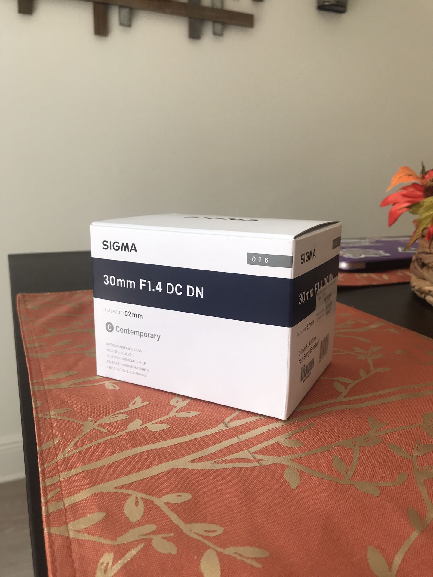 Sigma 30mm F1.4 Sony E