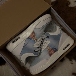 custom jordan 3 size 10