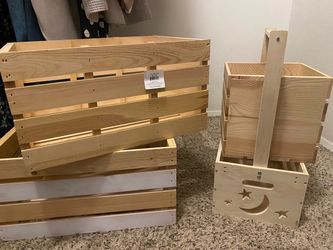Wooden crates variety