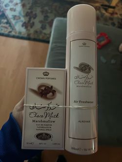 Choco mask, marshmallow, perfume and air freshener
