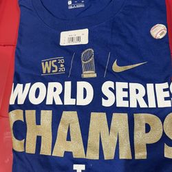 Dodgers World Series Champion T-Shirts Size XL