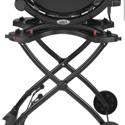Weber Q Series Electric Grill with cart