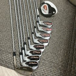 Callaway Diablo P~3  8 Irons Stiff Plus Cleveland Send 