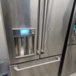 Ge Refrigerator French Door Stainless Steel Counter Depth