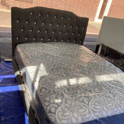 New Full Size Bed With Mattress Included! Delivery Available 