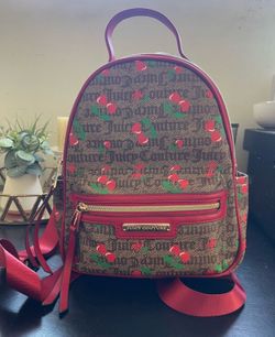Juicy Couture Mini Cherry Chestnut Backpack
