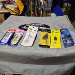 6 trout and bass lures new in package