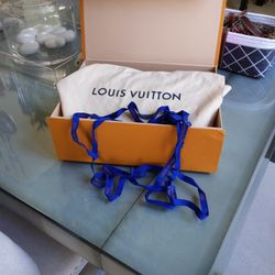 LOUIS VUITTON Authentic Blue Ribbon (Box Not For Sale) - New & Never Used