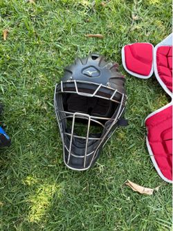 Catchers Vest and Helmet