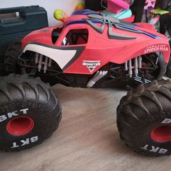 Spiderman Monster Jam Remote Control Truck