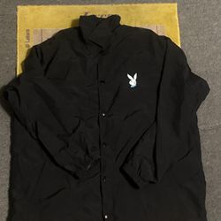 Playboy x PacSun "Bunny Division" Coach Jacket (Size L)