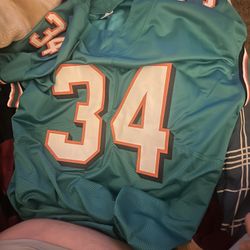 Ricky Williams Auto Jersey Dolphins Certified
