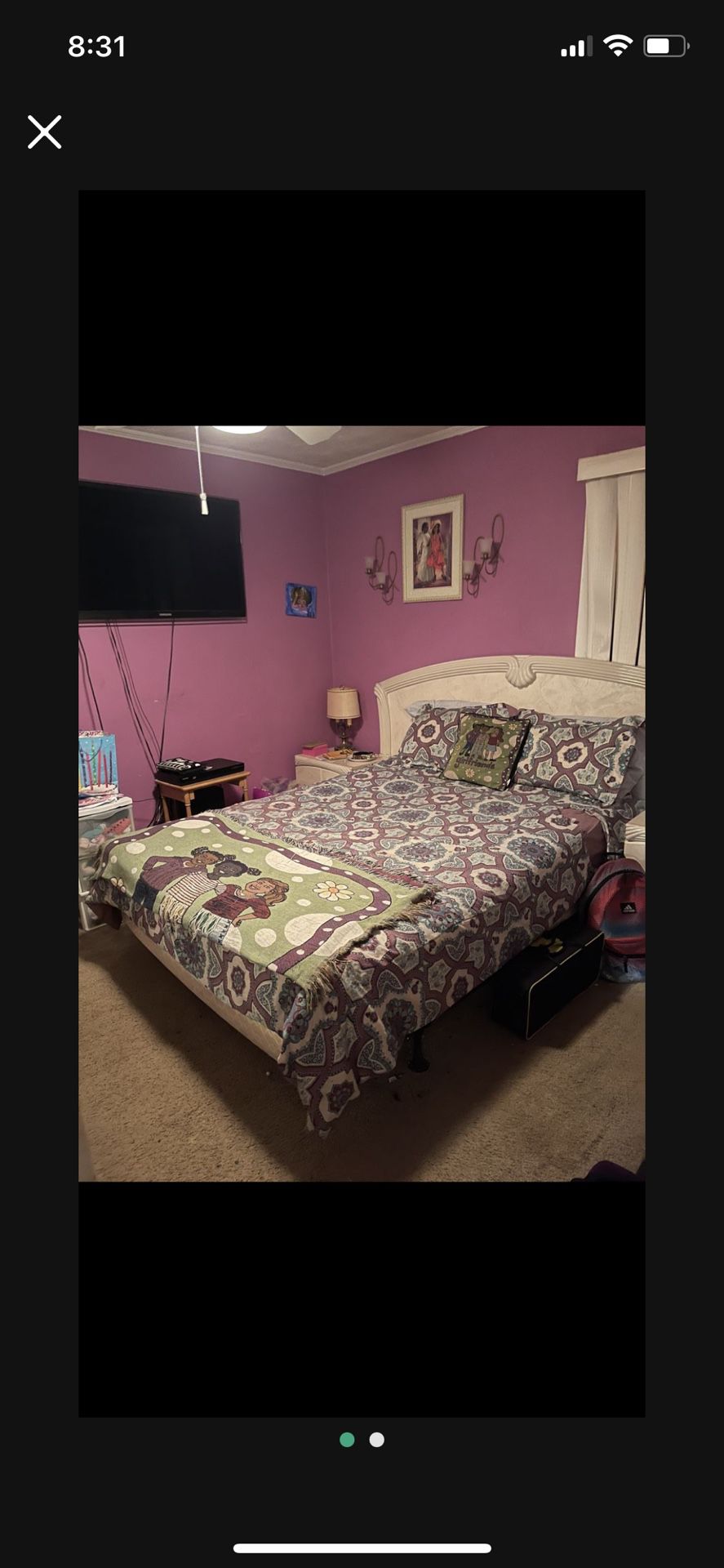 Sale! Beautiful Queen/King Bedroom Set