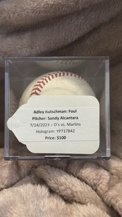Adley Rutschman Foul Pitcher Sandy Alcantara