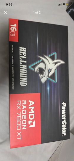 Hellhound amd 7800 xt brand new