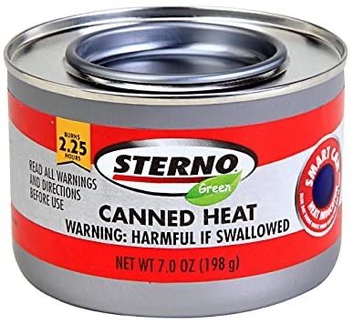 12 cans of sterno canned heat