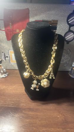 19.5” Gold Chain Charm Necklace