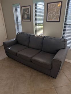 Gray Sofa w/ Pullout Bed *PICKUP ONLY*