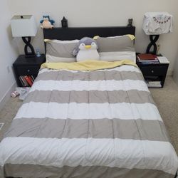 Queen Size Bed Frame Pkus Mattress 