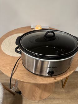 Crockpot 7-Quart Manual Slow Cooker - Stainless Steel