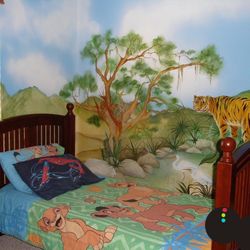 Two Twin Size Beds and Mattresses and Waterproof/Dust Mites Proof Zipped Encasements