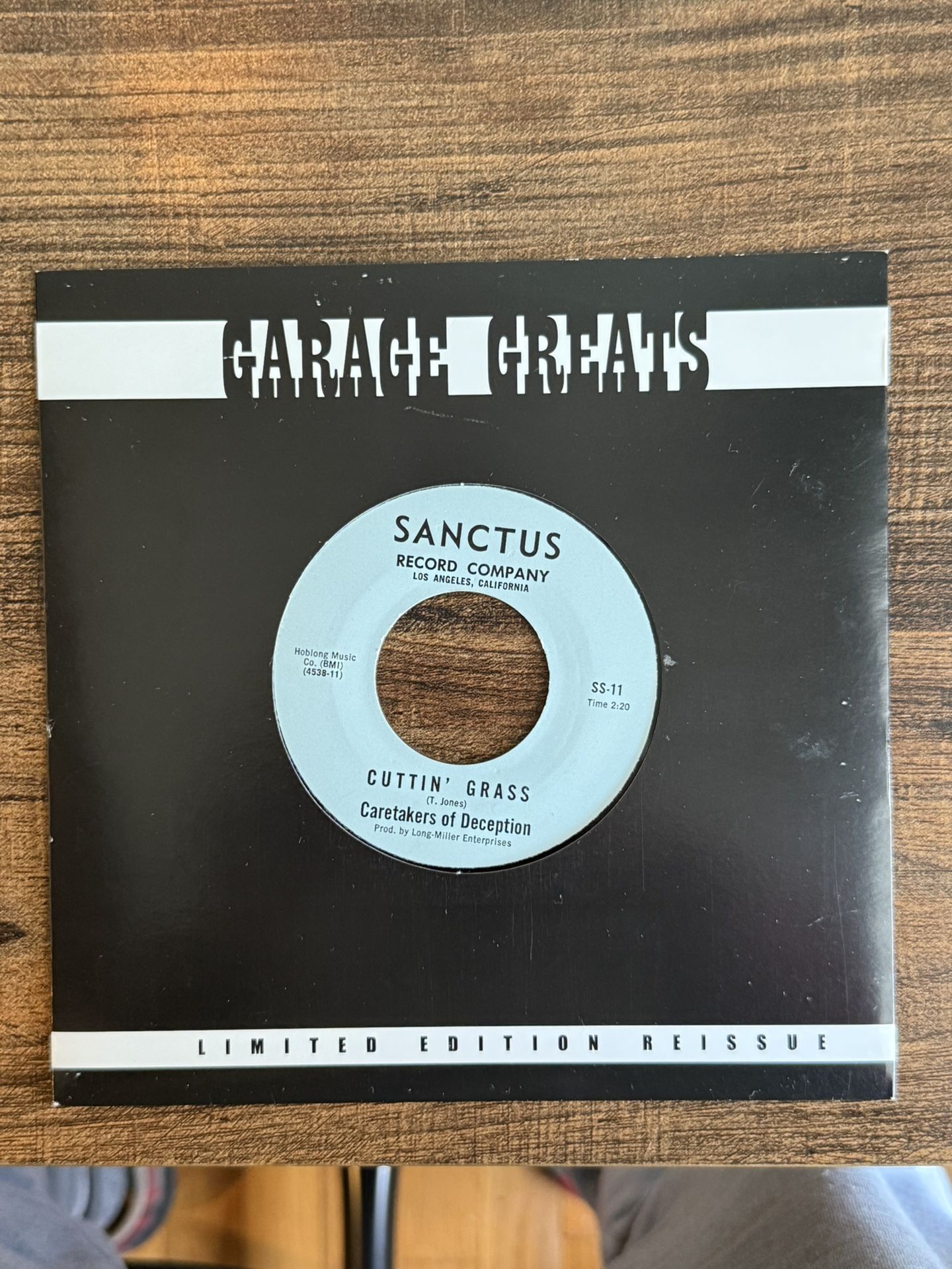 Rare Garage Rock Reissue Caretakers Of Deception - Cuttin' Grass Garage Greats UK REISSUE. Edition of 500