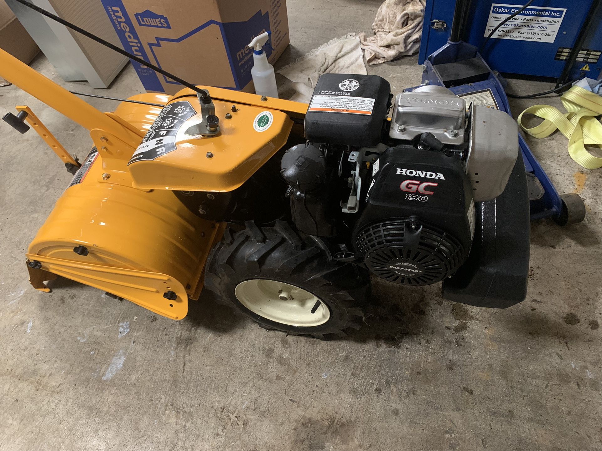 Honda GC 190 Tiller
