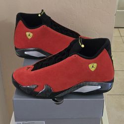 Jordan 14 Retro Ferrari (2025) Brand New DS 💯 Authentic Men's Size 10/ Read Full Description