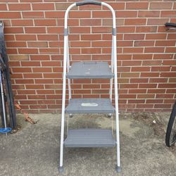 Cosco 3-Step Folding Step Stool Gray