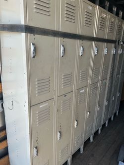 Metal lockers