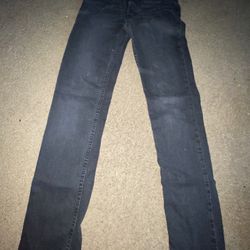 Slim fit black jeans