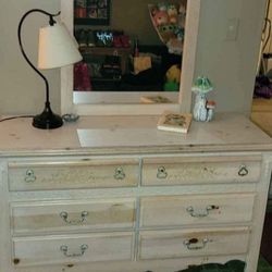 Beige girls dresser