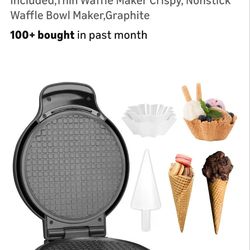 Waffle, cone maker and heart shape, waffle, maker  and coffee, mug, warmer