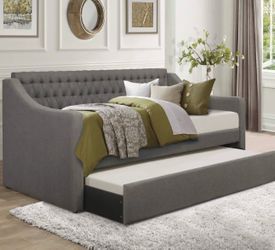 Brand new day bed with trundle pullout feature