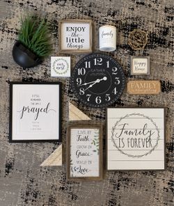 Farmhouse Decor Lot – 12+ Pieces