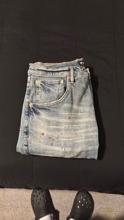 Men Purple Jeans