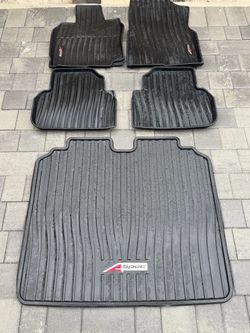 Acura A-Spec All-Weather Rubber Floor Mats Set