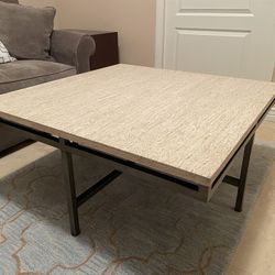 Coffee & End Table Set - Stone & Metal