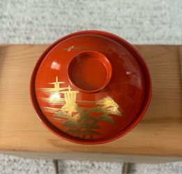Japanese Genuine Lacquer Set  of 10 Bowls