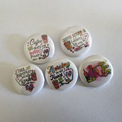 Pin Back Buttons