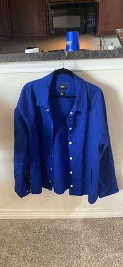 Forever21 Men’s Blue Shirt/ Button Up