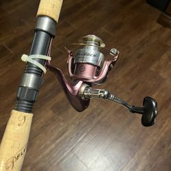 Pflueger 6'6” Girls Fishing Rod And Reel For Sale $20 for Sale in San  Antonio, TX - OfferUp
