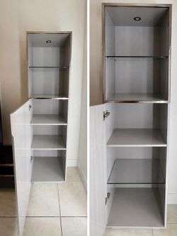 Vancouver Gray Pier with glass shelf