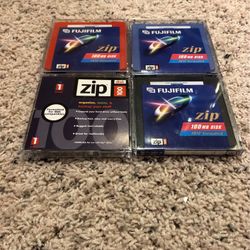 Blank Zip disks- 100 MB