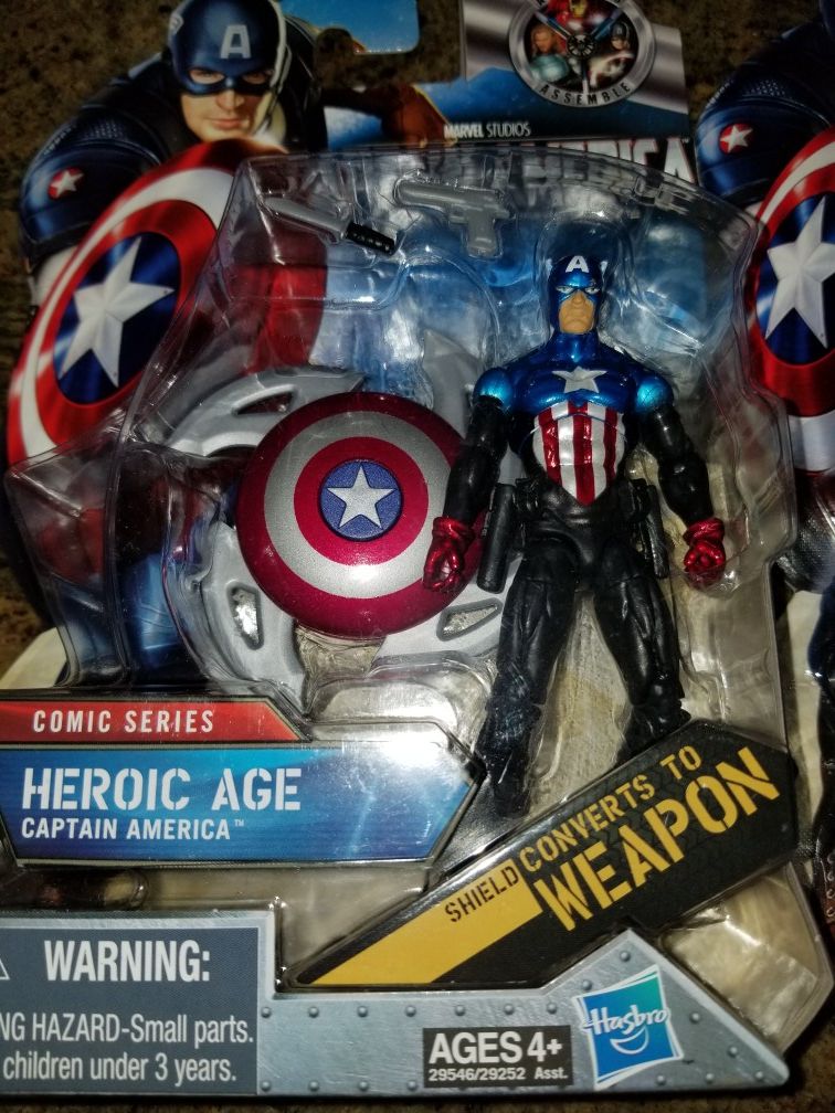 Hasbro Captain America action figures