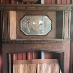 Oak Antique Fire Place Mantel
