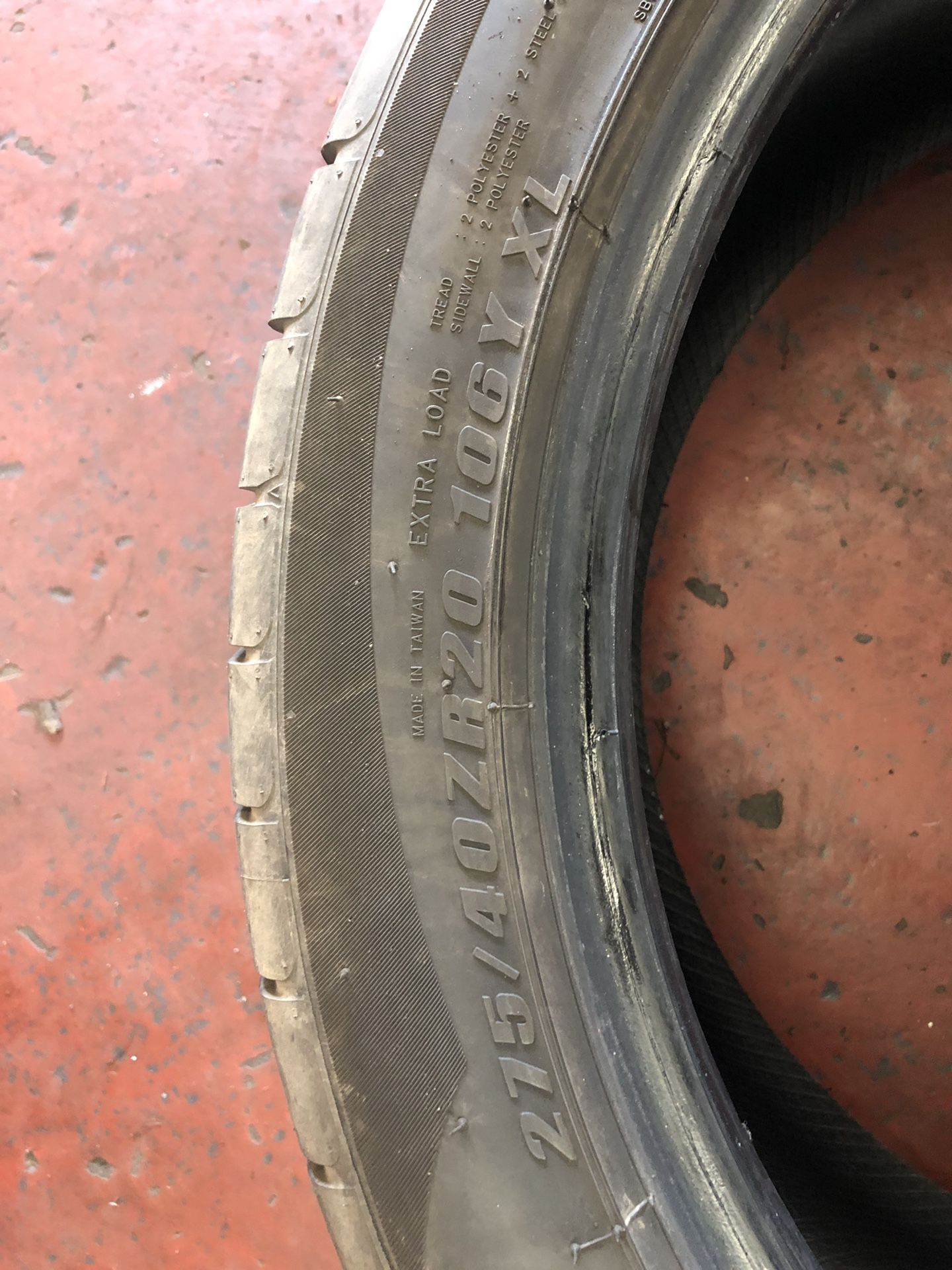 275-40-20 two tires