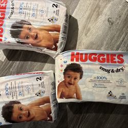 Huggies Size 2. 