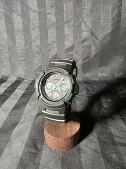 Casio AWG M100RC G SHOCK Watch Black Timepiece Authentic Rare Excellent