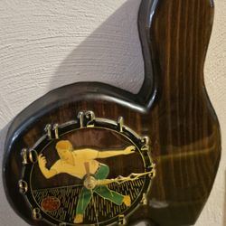 Handcrafted bowling clock